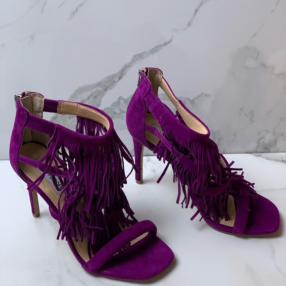 Steve Madden Fringly heel Sandal - Picture 2 of 9